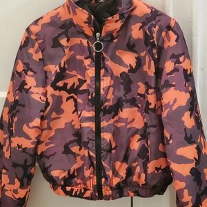 Orange Camouflage Jacket